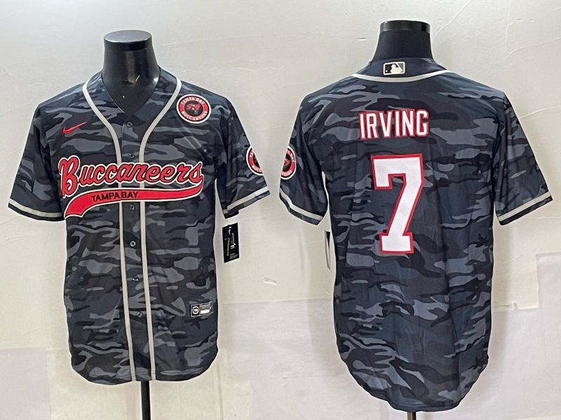 Men 2025 Tampa Bay Buccaneers #7 Irving Camo Joint Name Nike Limited NFL Jersey style 05->tampa bay buccaneers->NFL Jersey